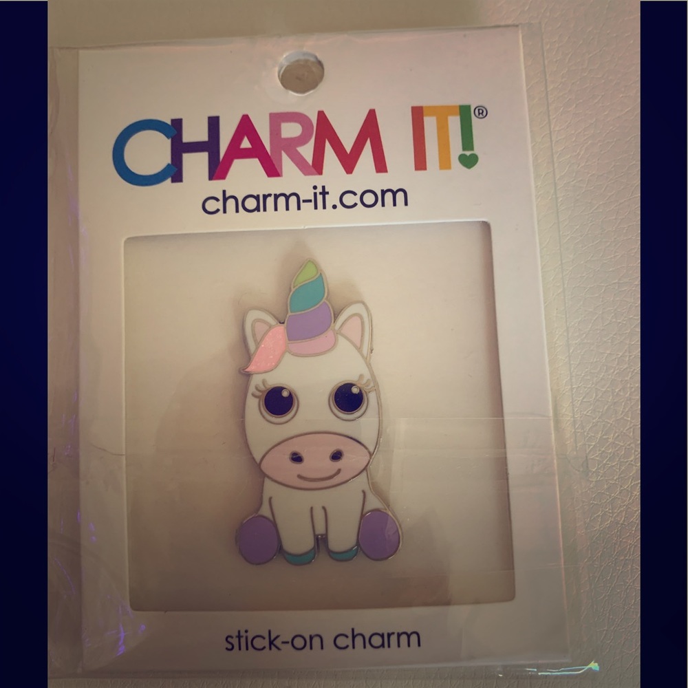 CHARM IT unicorn stick on pin 🦄✨